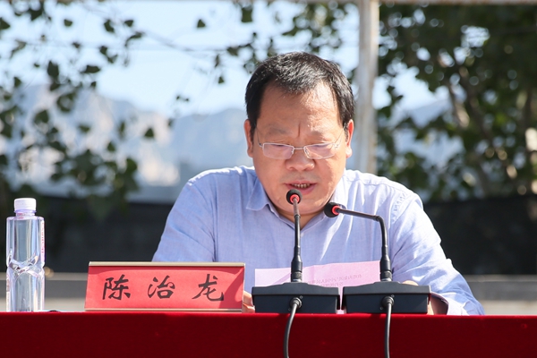 处副处长李玉伟,登封市委常委 武装部政委段宗锋,登封市副市长陈治龙